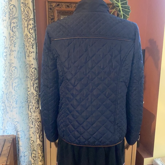 Angeleno navy blue quilted lightweight jacket sm - Picture 4 of 7